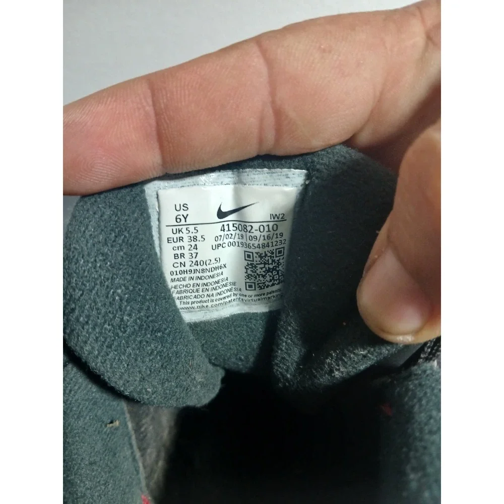 Nike Air More‎ Uptempo Laser Crimson Black  Size 6Y 415082-010